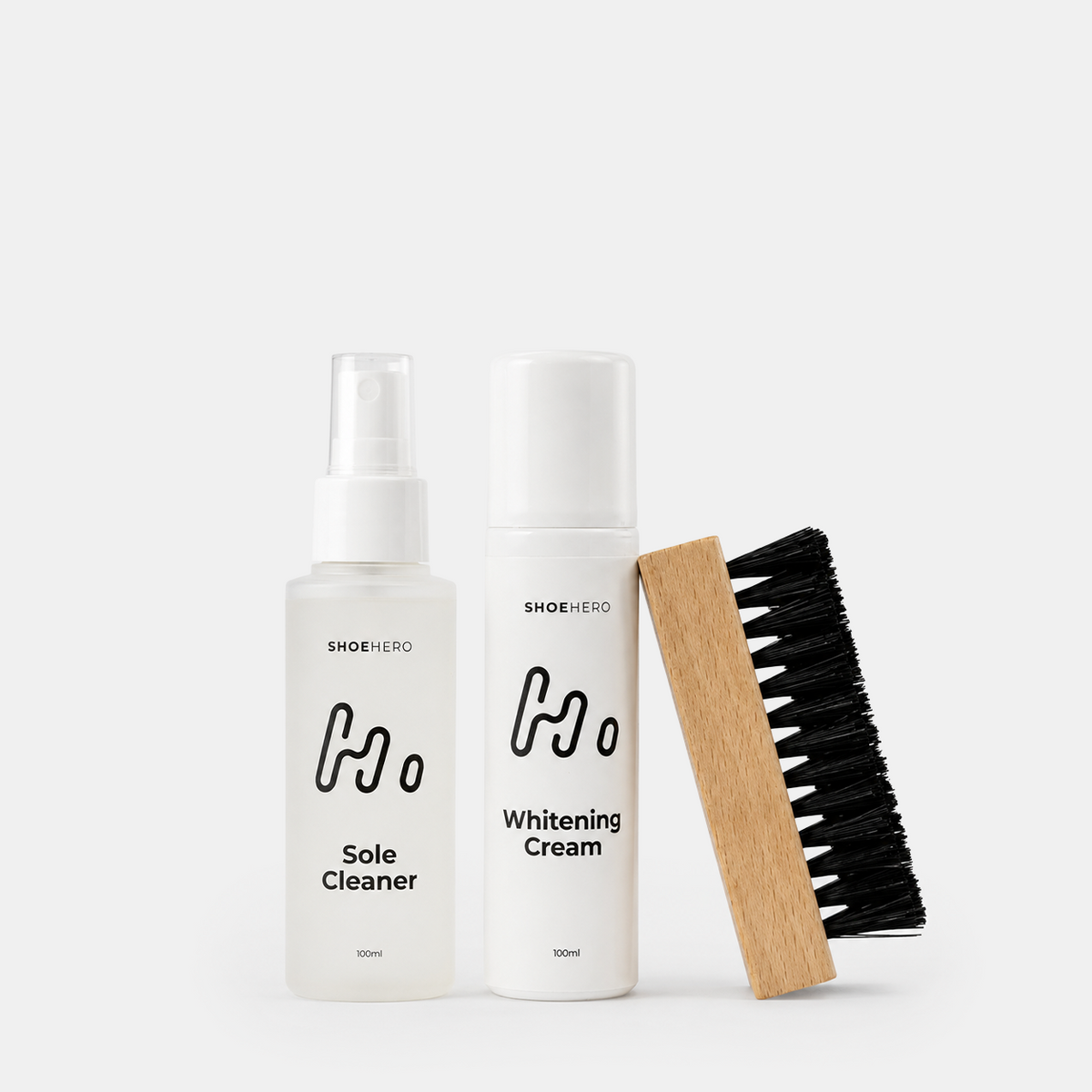 Rengöringskit för vita sulor med Whitening Cream och Sole Cleaner